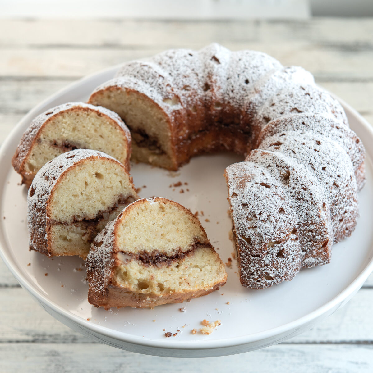 Apple Bundt Cake with Cream Cheese Swirl - Life In The Lofthouse