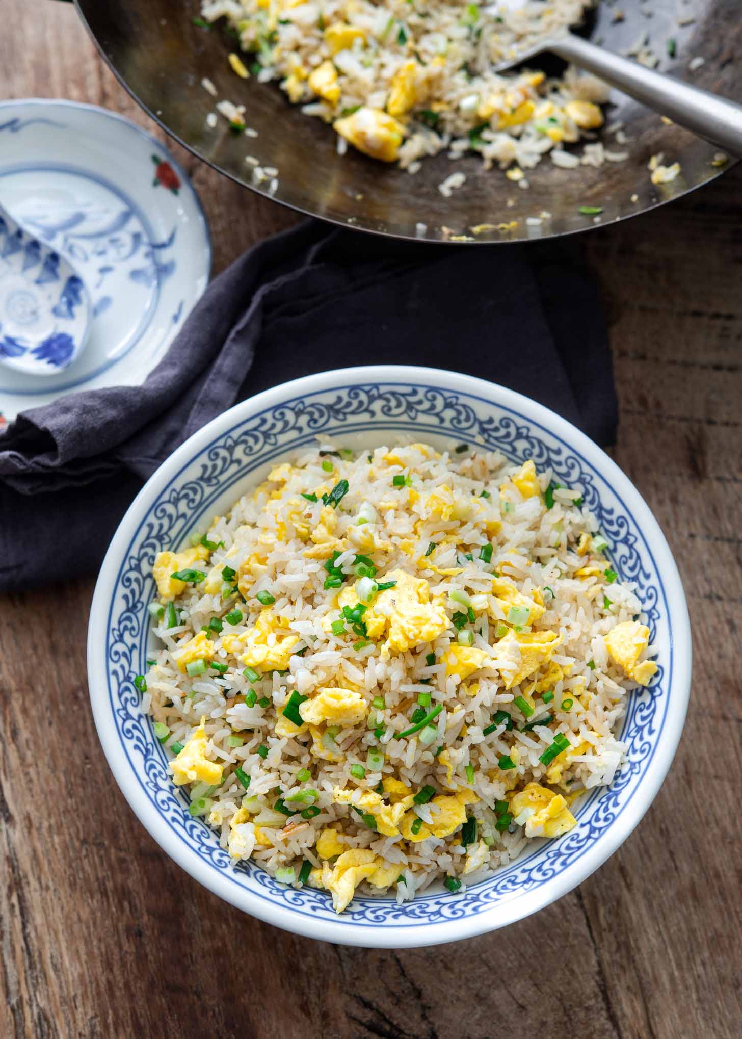 One-Pan Bacon and Egg Fried Rice - Just a Taste